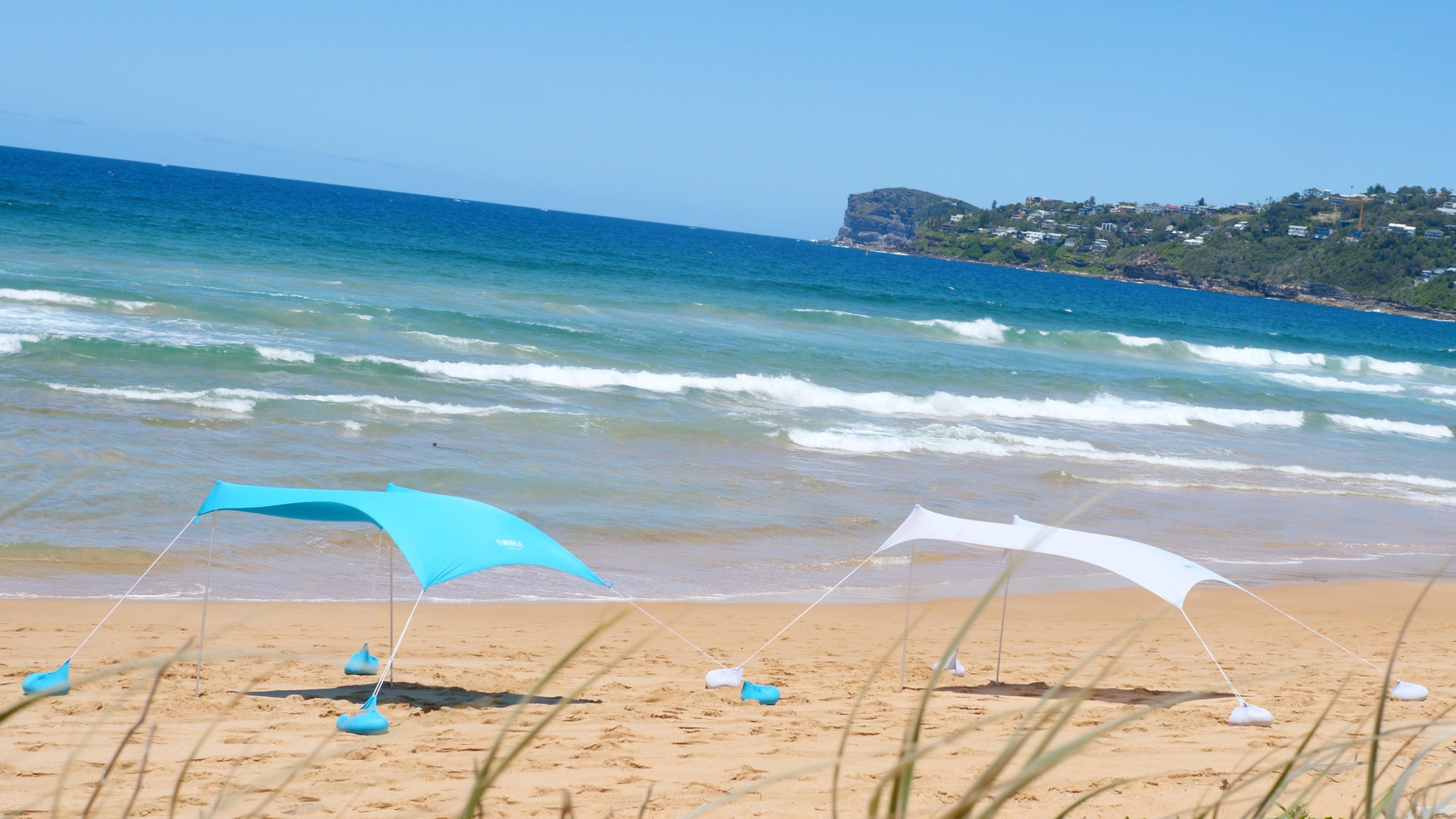 Family Size Ocean Beach Tent - Blue 7