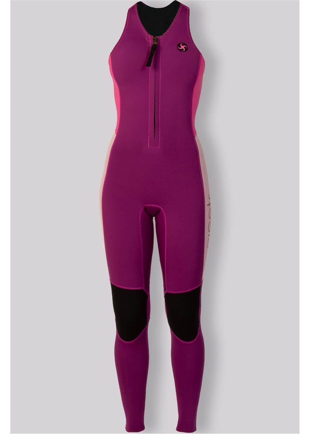 7 Seas 2/2 Long Jane Front Zip Wetsuit - Boysenberry - AU12 / US10 1