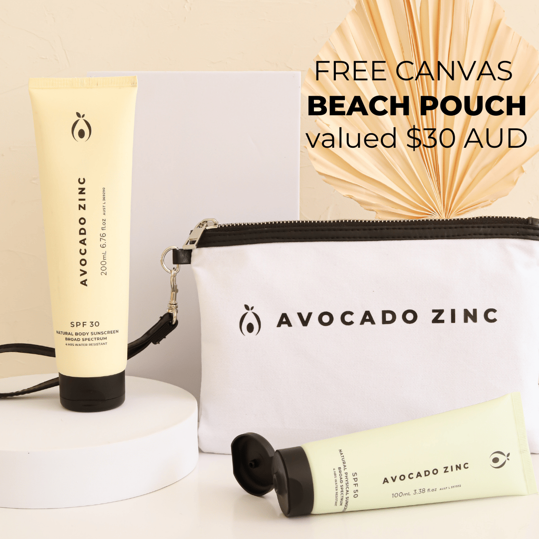 Avocado Zinc Sunscreen Bundle packaging