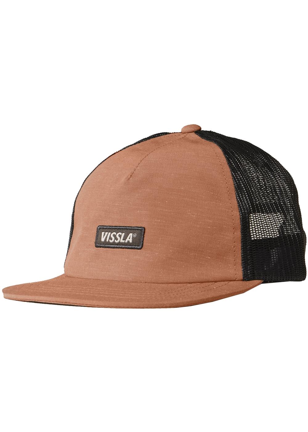 Vissla Lay Day Eco Trucker Hat - Brick front