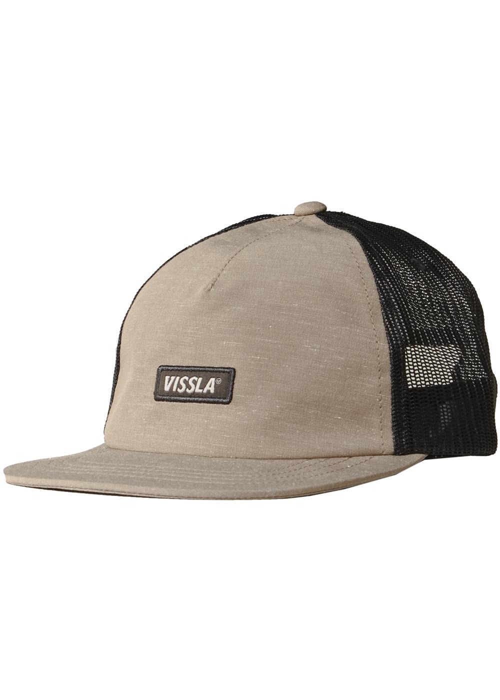 Vissla Lay Day Eco Trucker Hat - Khaki front