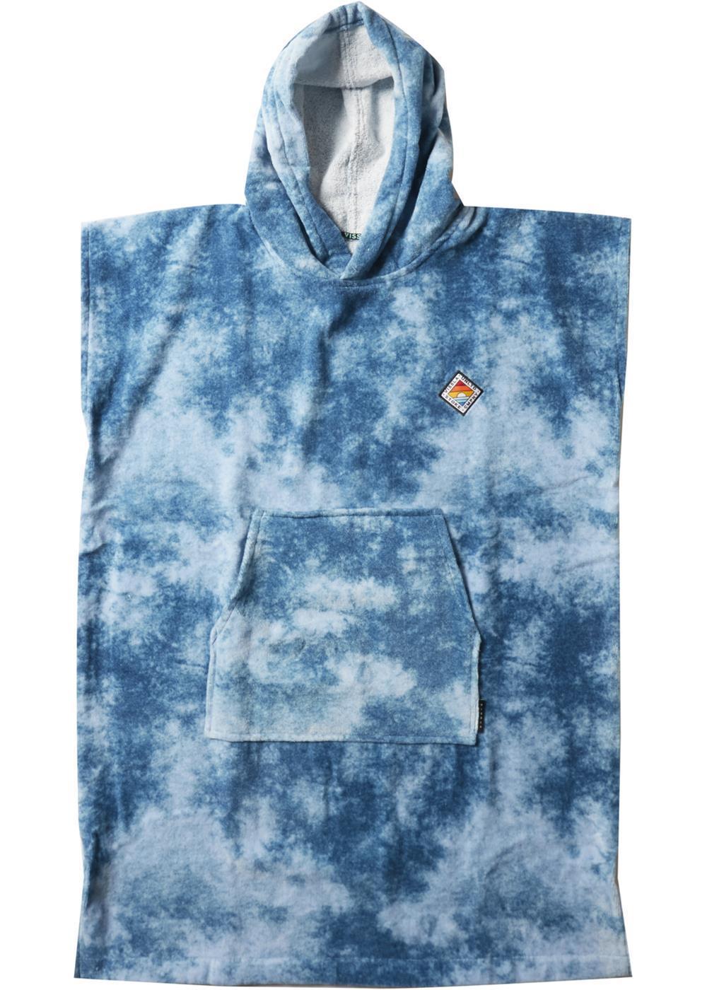 Vissla Changing Towel Poncho - Blue Tie Dye 4