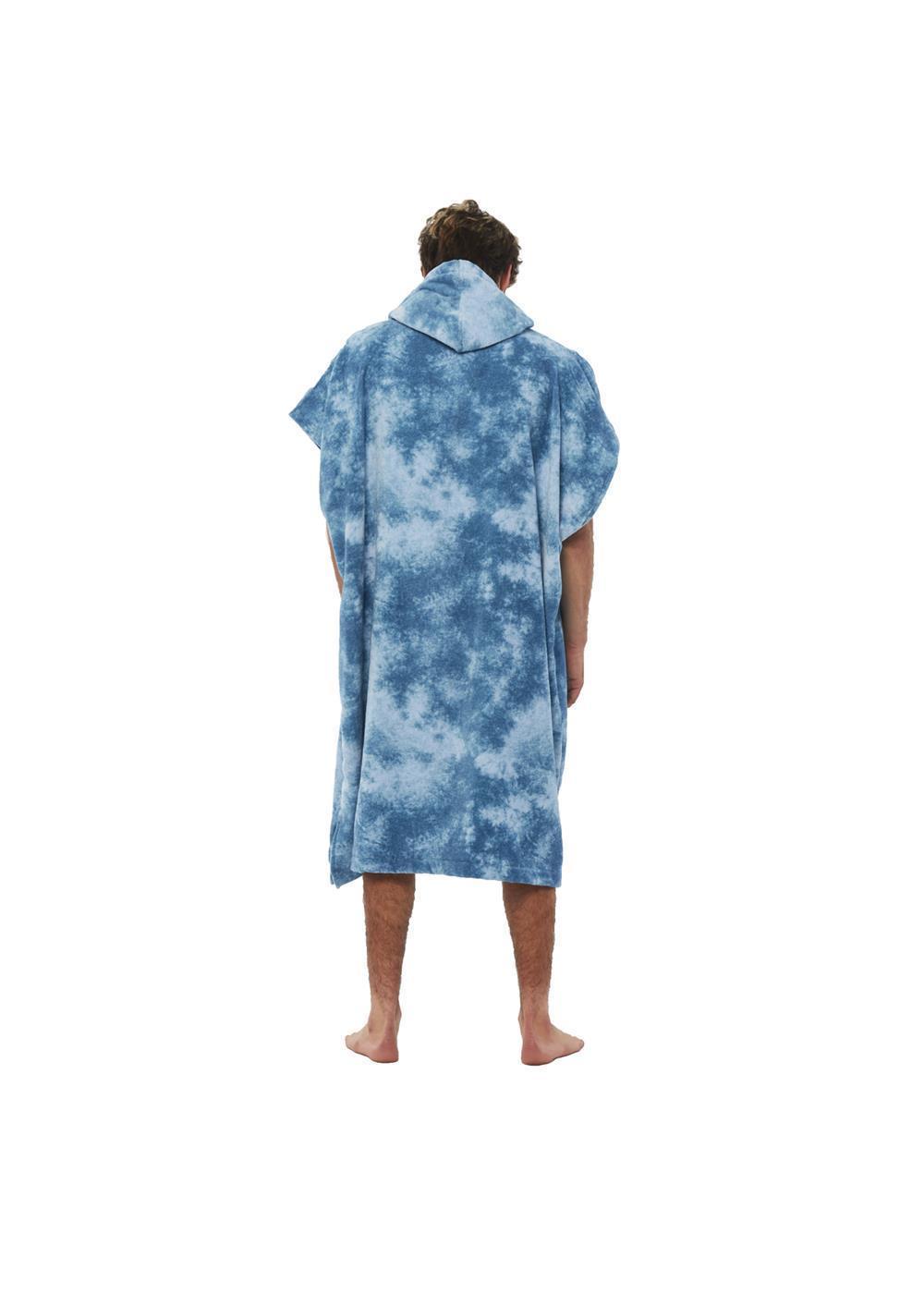 Vissla Changing Towel Poncho - Blue Tie Dye 2