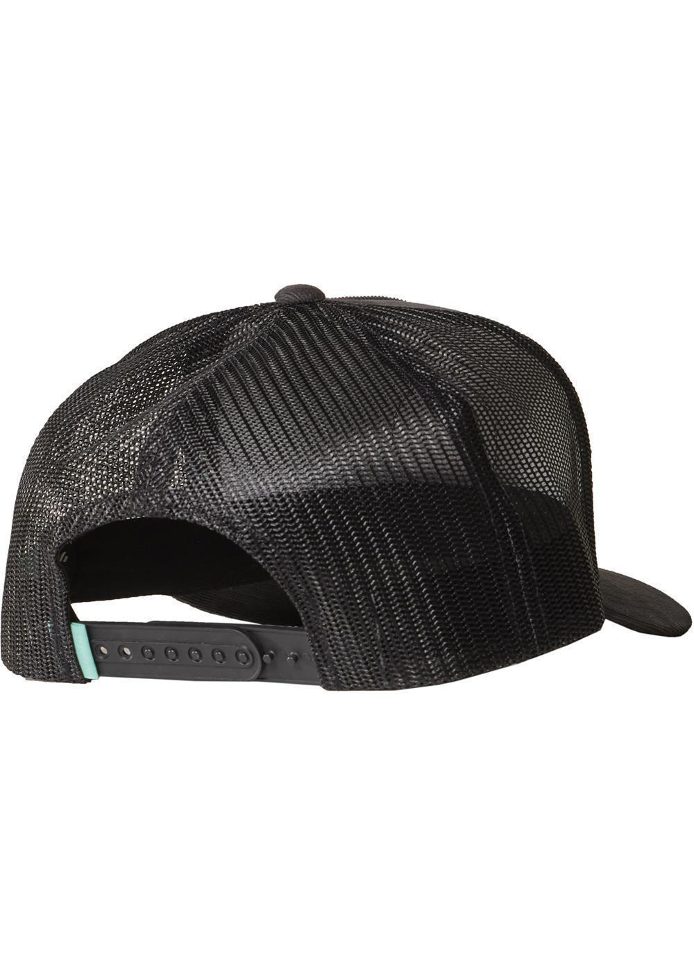 Vissla Solid Sets Cord Eco Trucker Hat - Black back