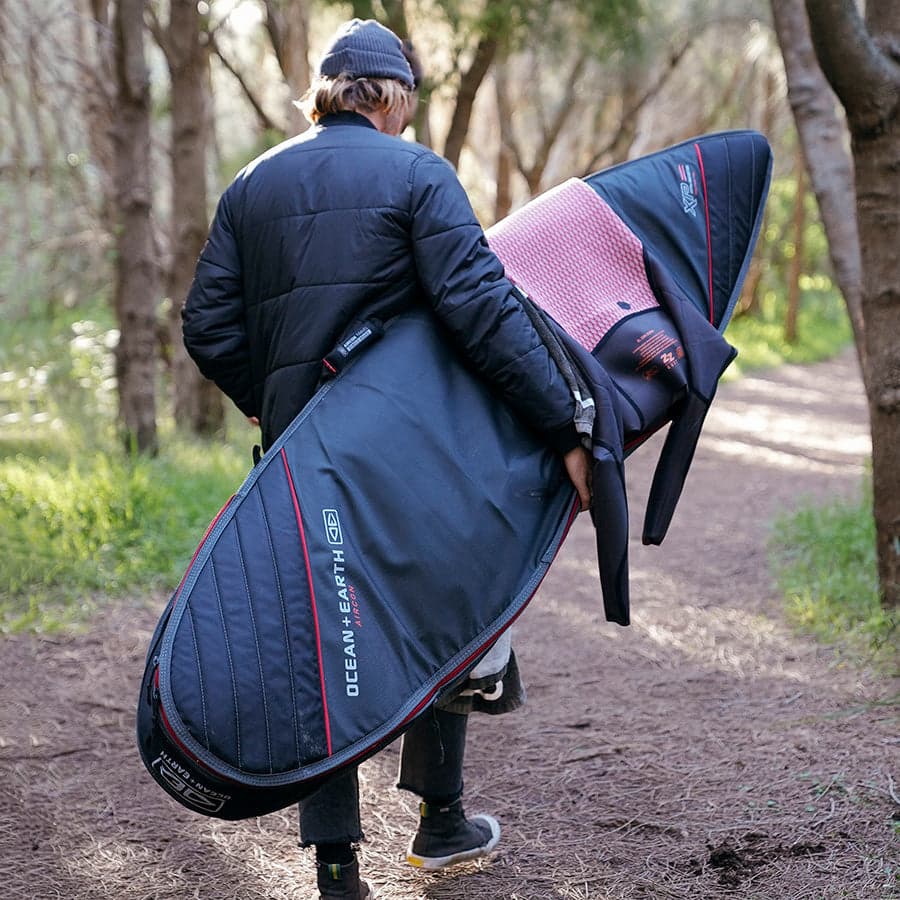 Aircon Fish Cover - Black/Red / 7'8" 9