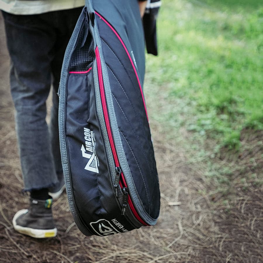 Aircon Fish Cover - Black/Red / 7'0" 9