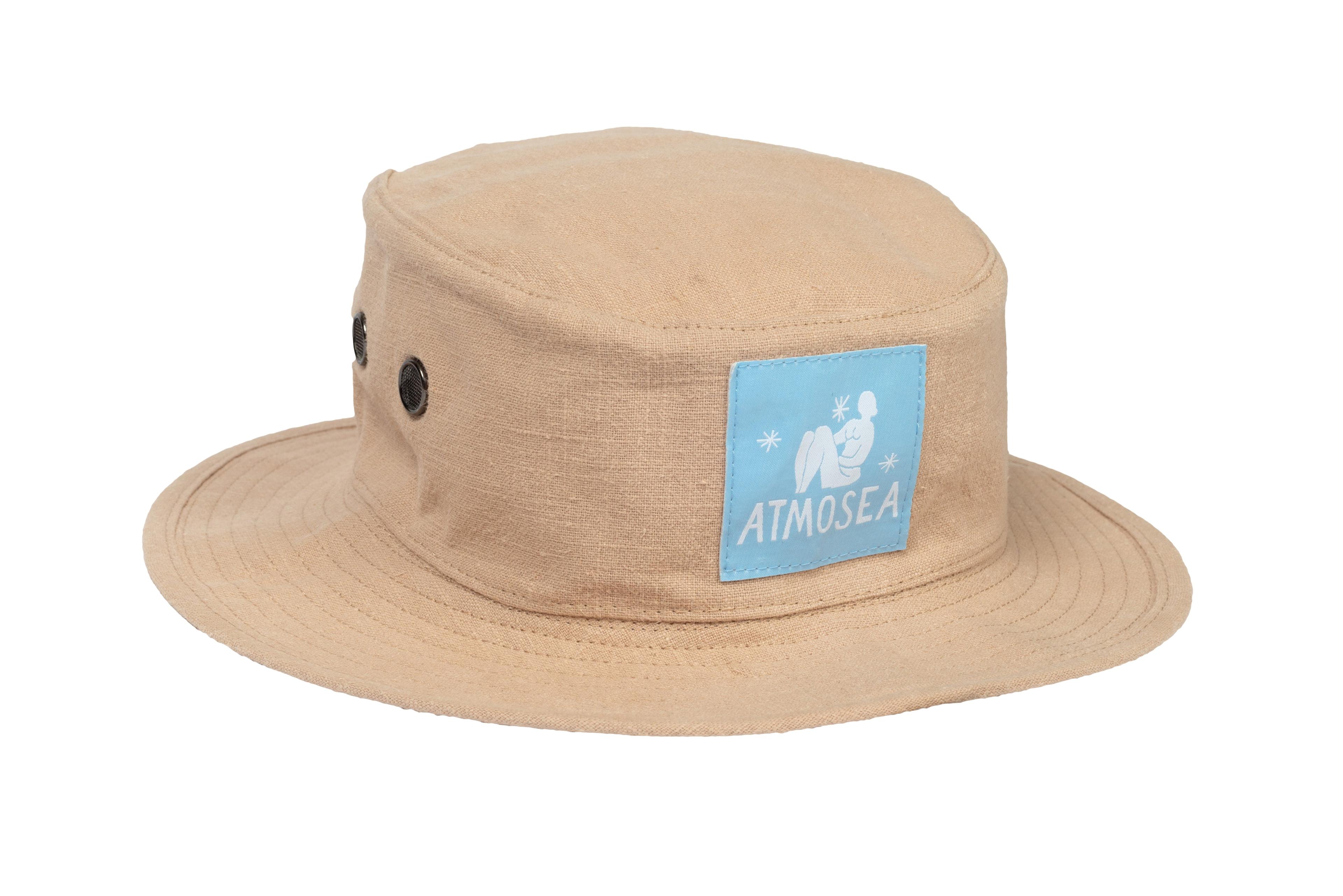 Hemp Bucket Surf Hat - front side