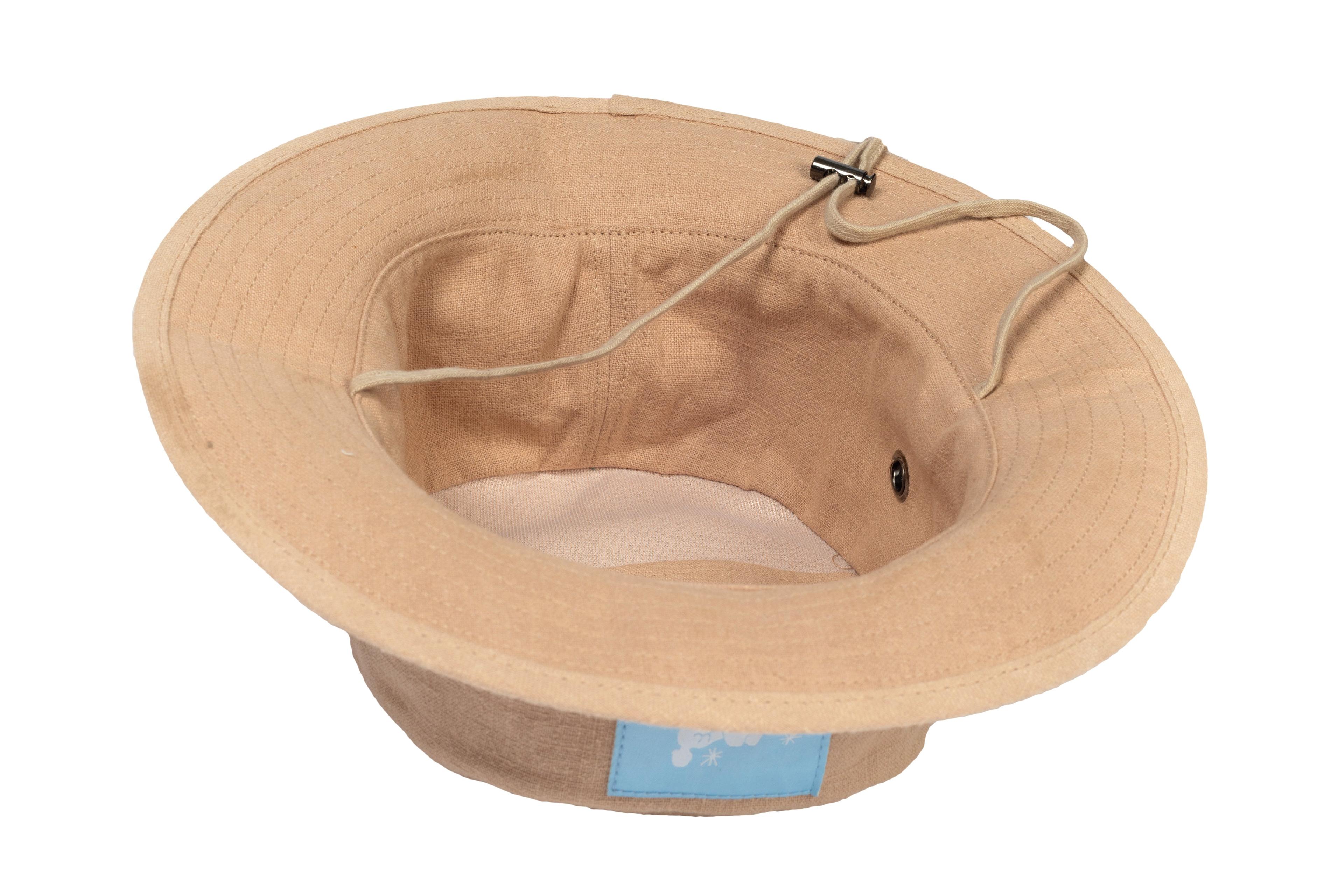 Hemp Bucket Surf Hat - upside down