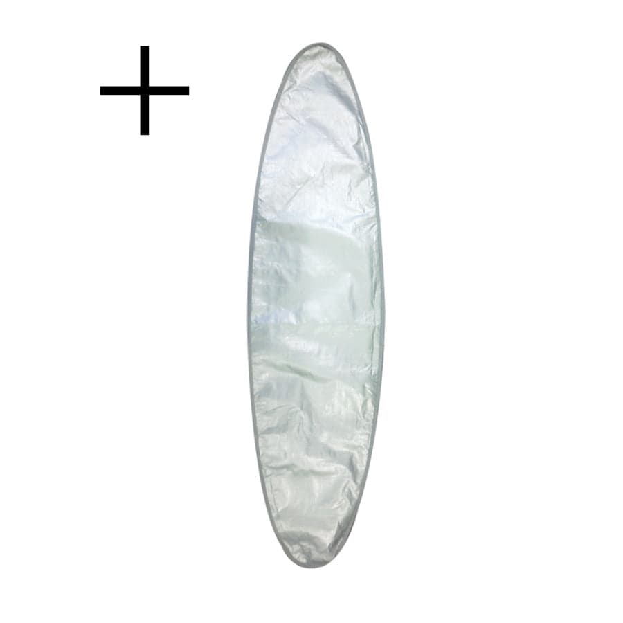 Double Compact Fish Cover - Silver / 6'8" 5