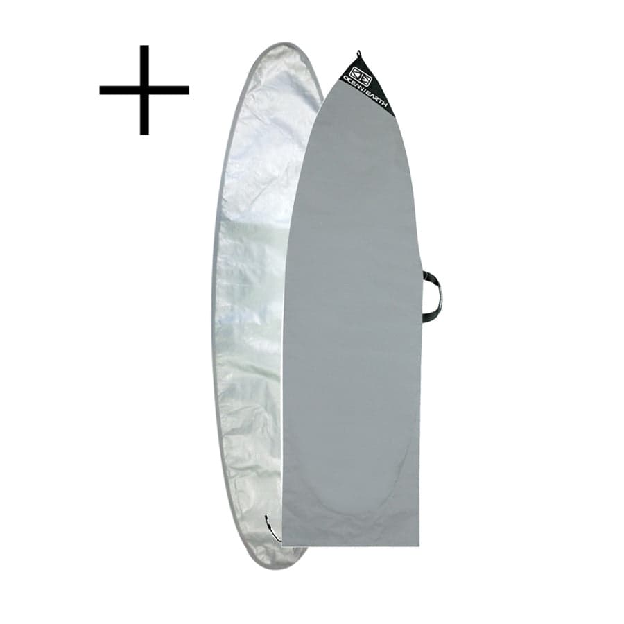 Quad Coffin Shortboard Cover - 7'6" 5