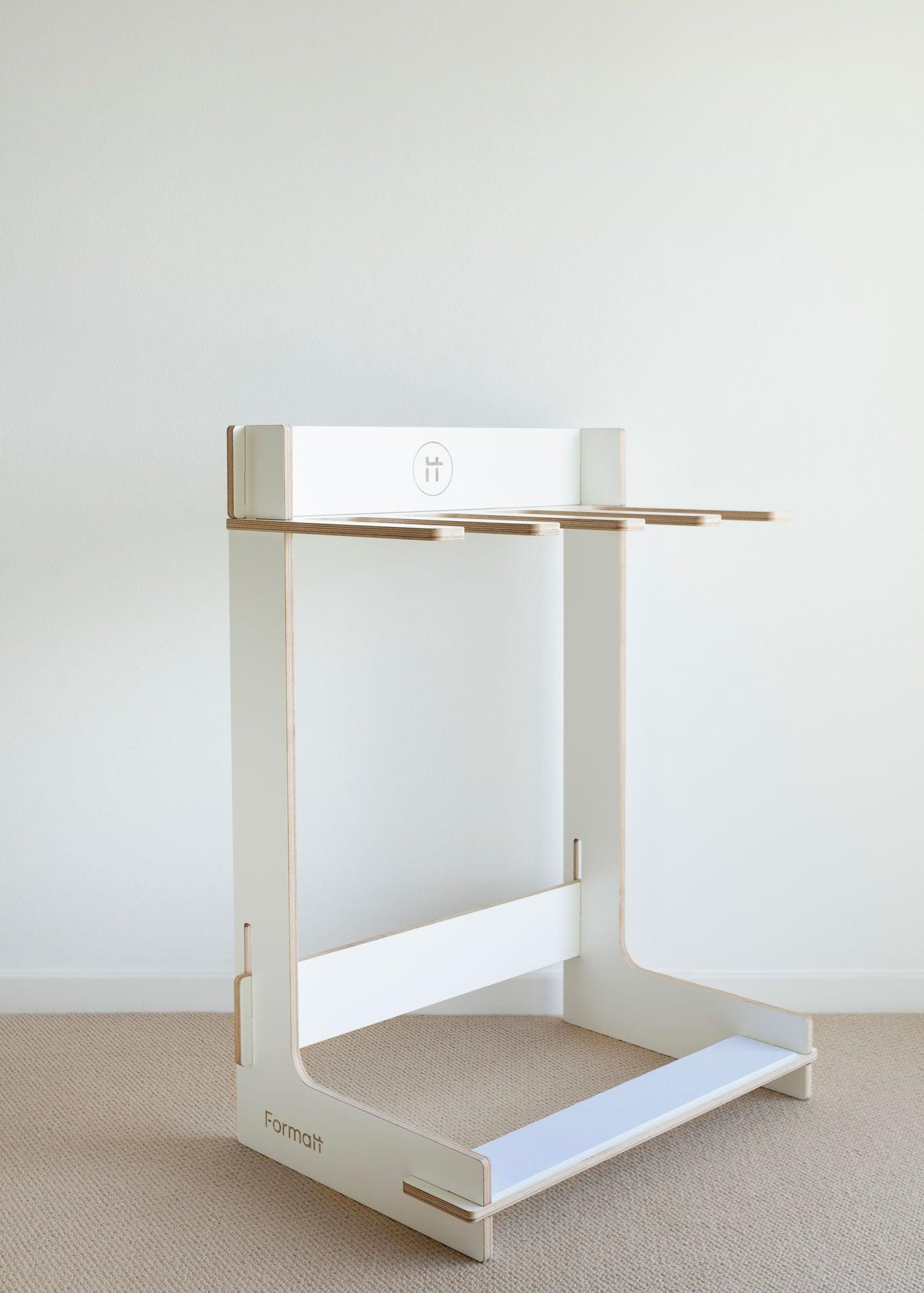 Q8 Freestanding Surfboard Rack - White