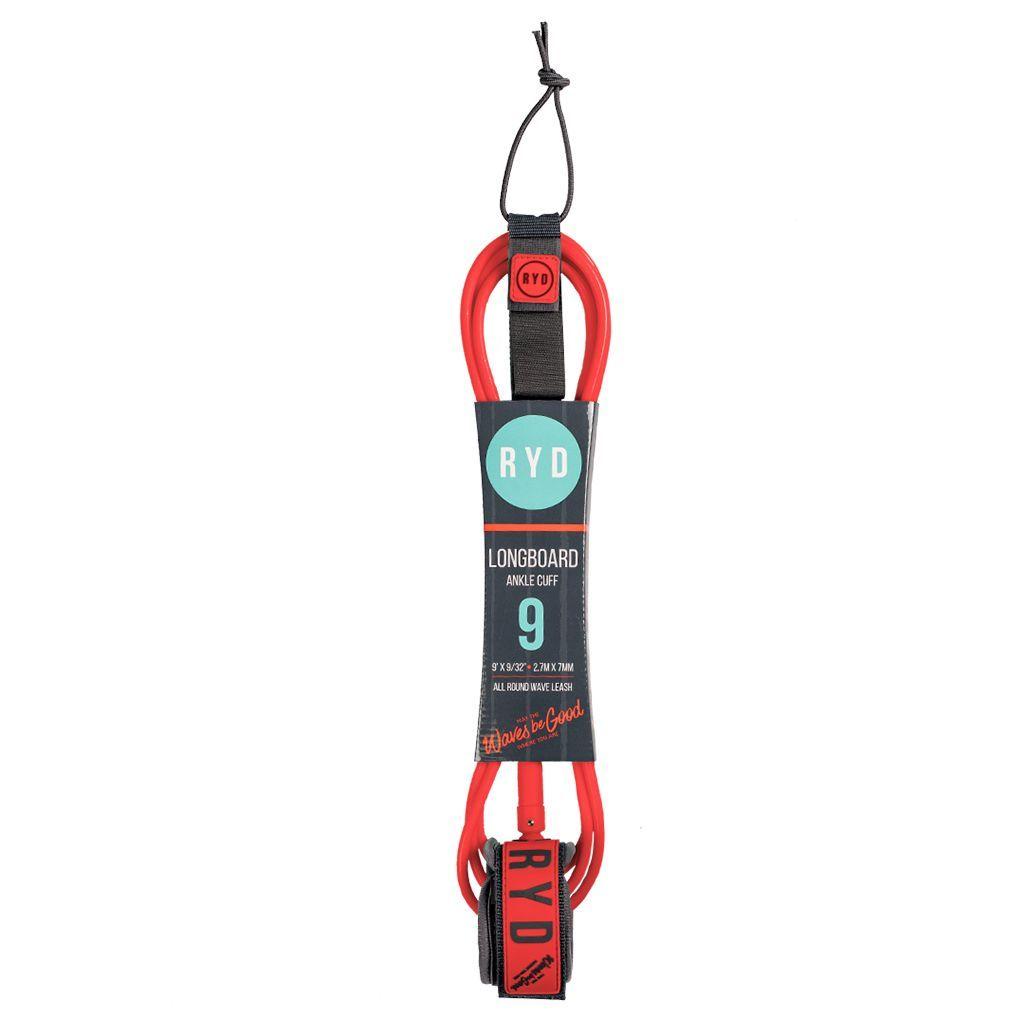 9ft Longboard Ankle 7mm - Coral/Grey