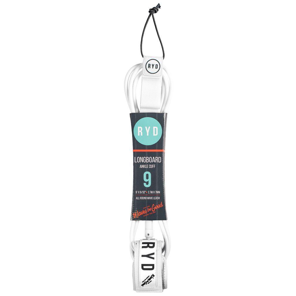 9ft Longboard Ankle 7mm - White