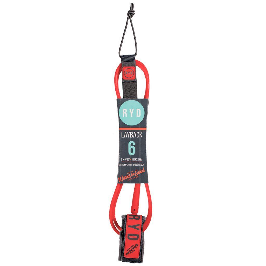 6ft Layback 7mm - Coral/Grey