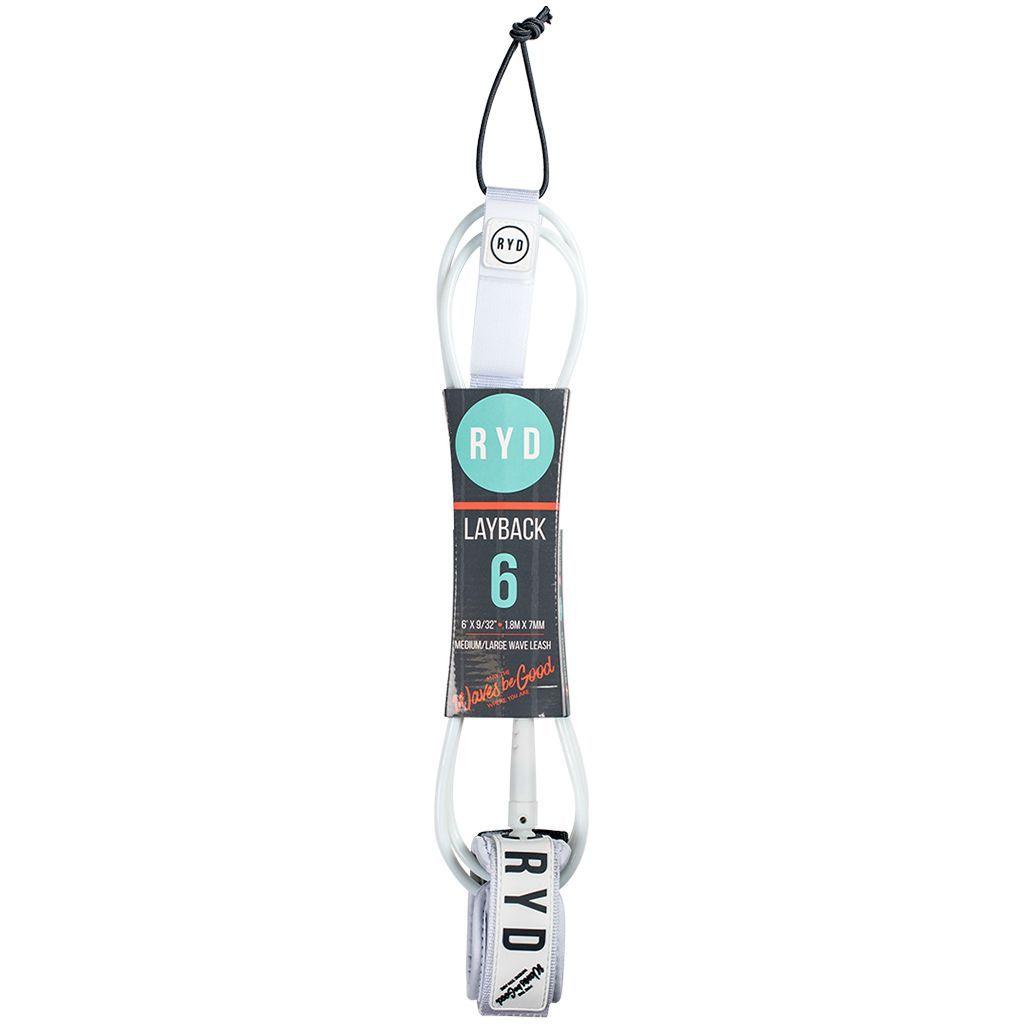 6ft Layback 7mm - White