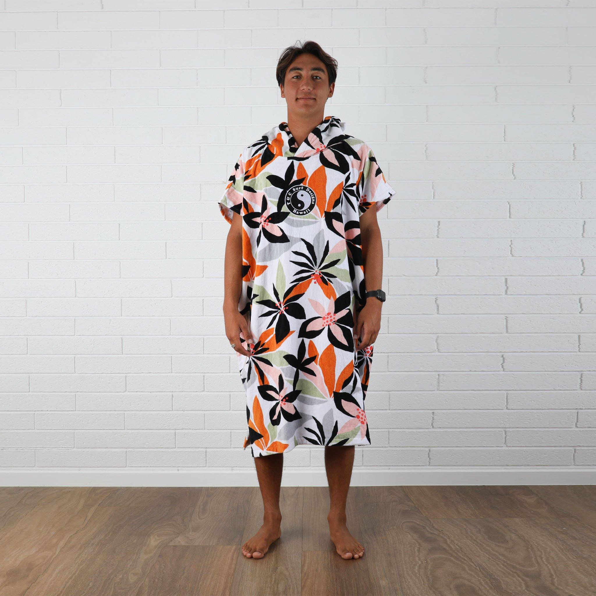 T&C Honolua Hooded Towel Poncho