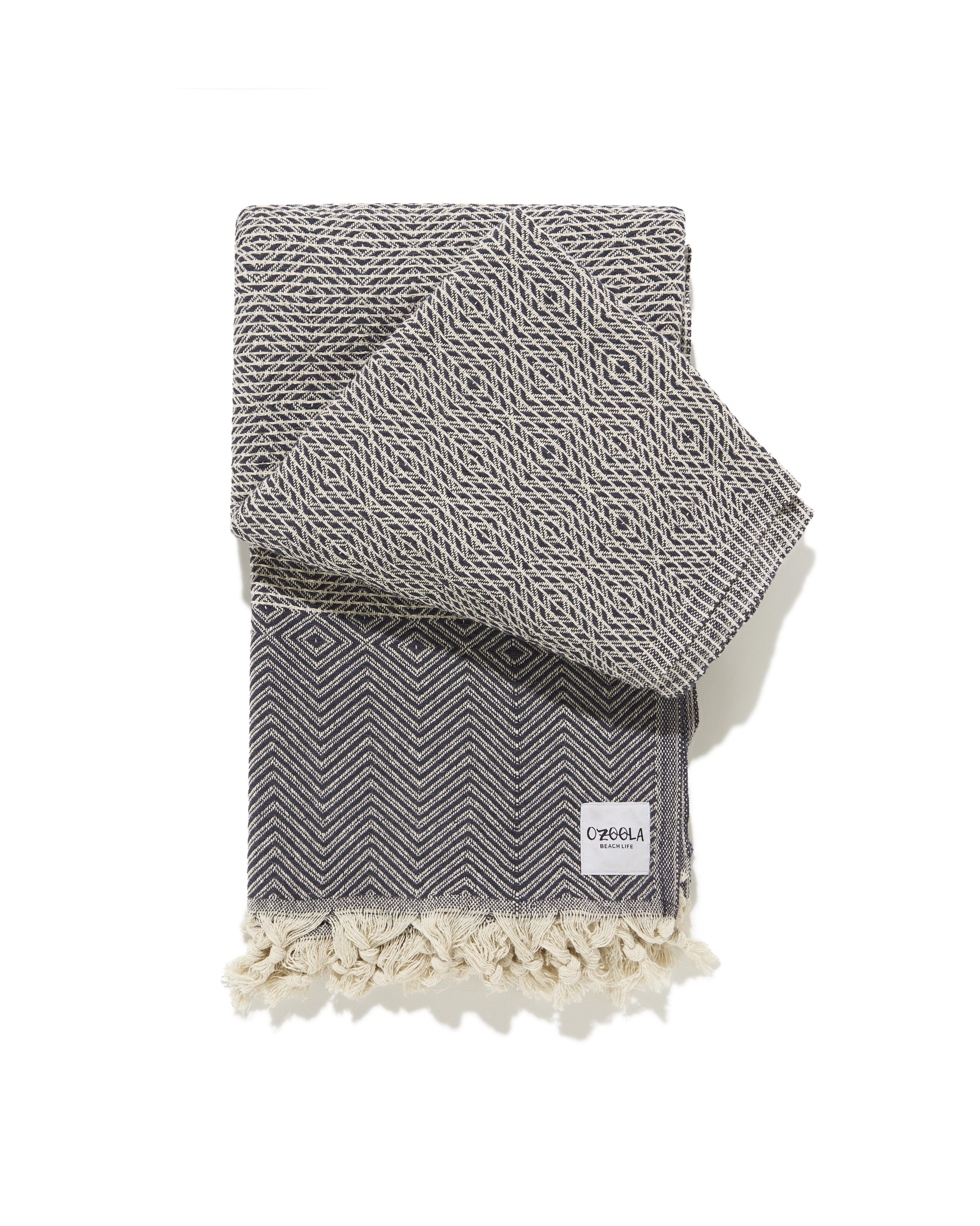 Diamond Family Beach Blanket - Sand 5