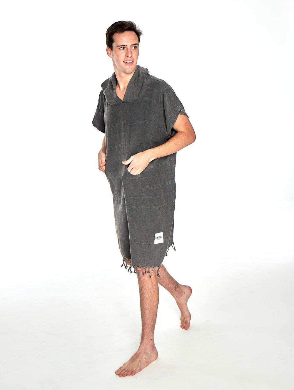 OZoola Surf Poncho - Charcoal