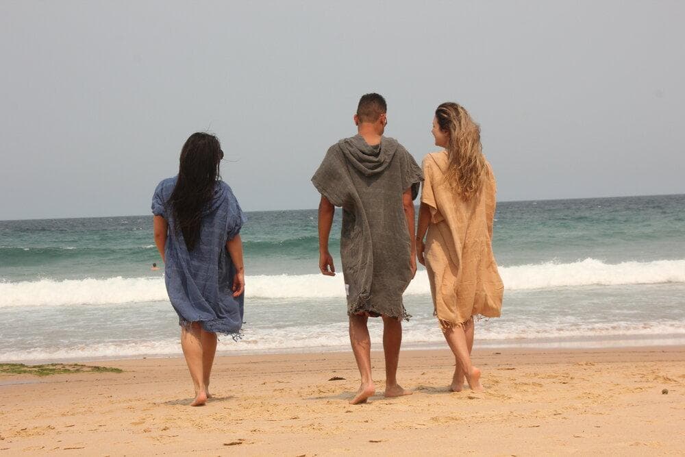 OZoola Surf Poncho - Charcoal