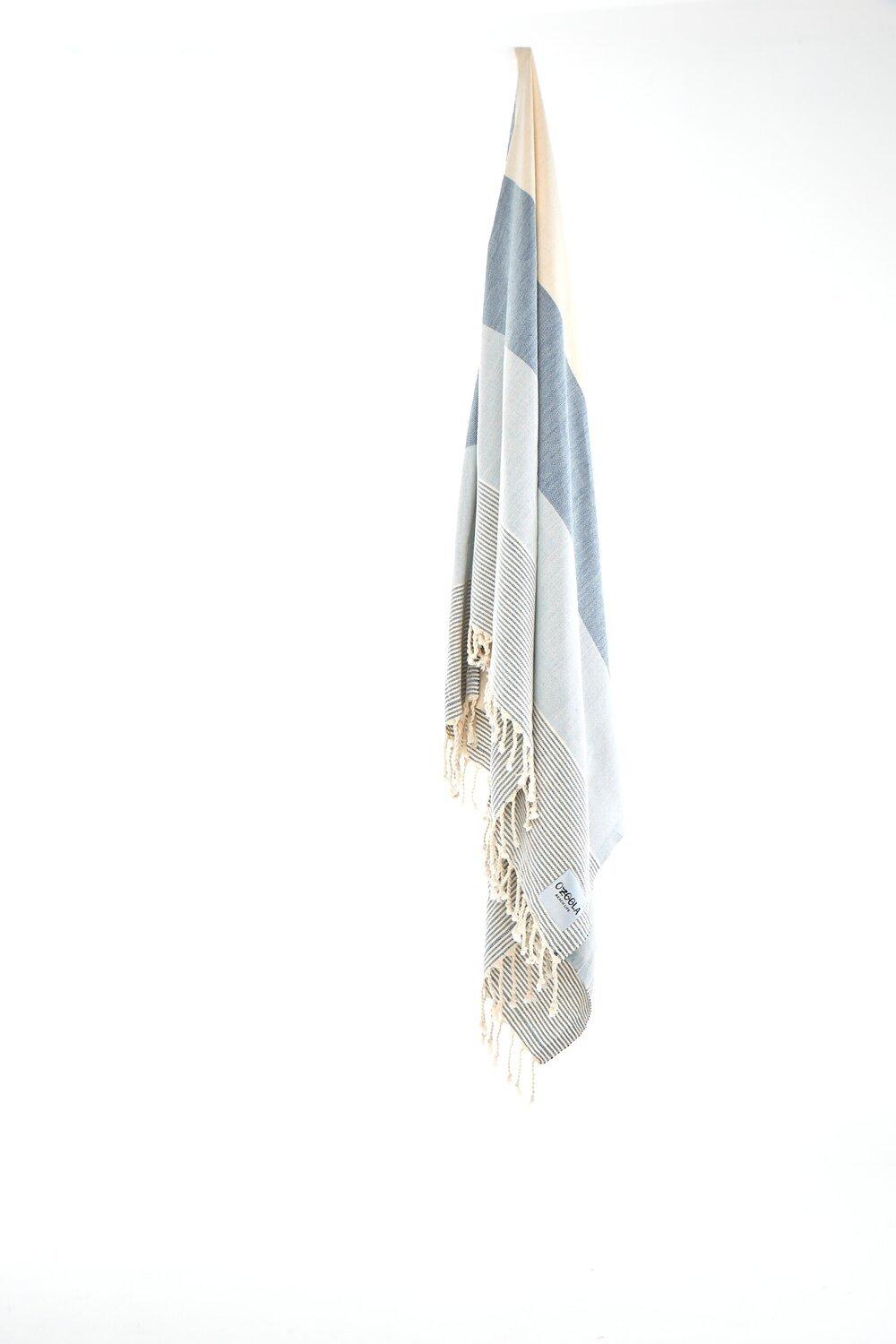 OZoola Johnny Turkish Towel - Blue