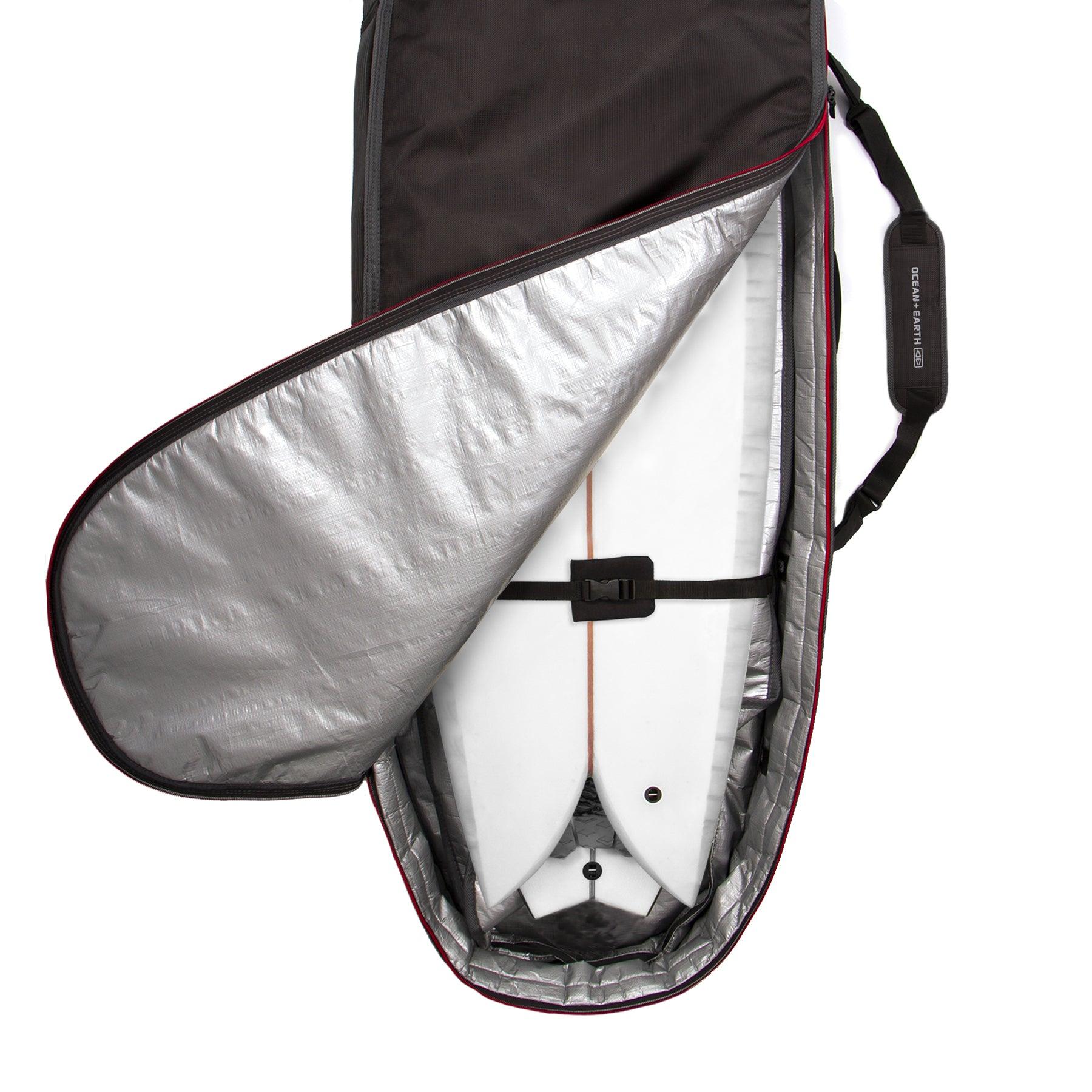 Double Compact Fish Cover - Black/Red / 6'4" 4