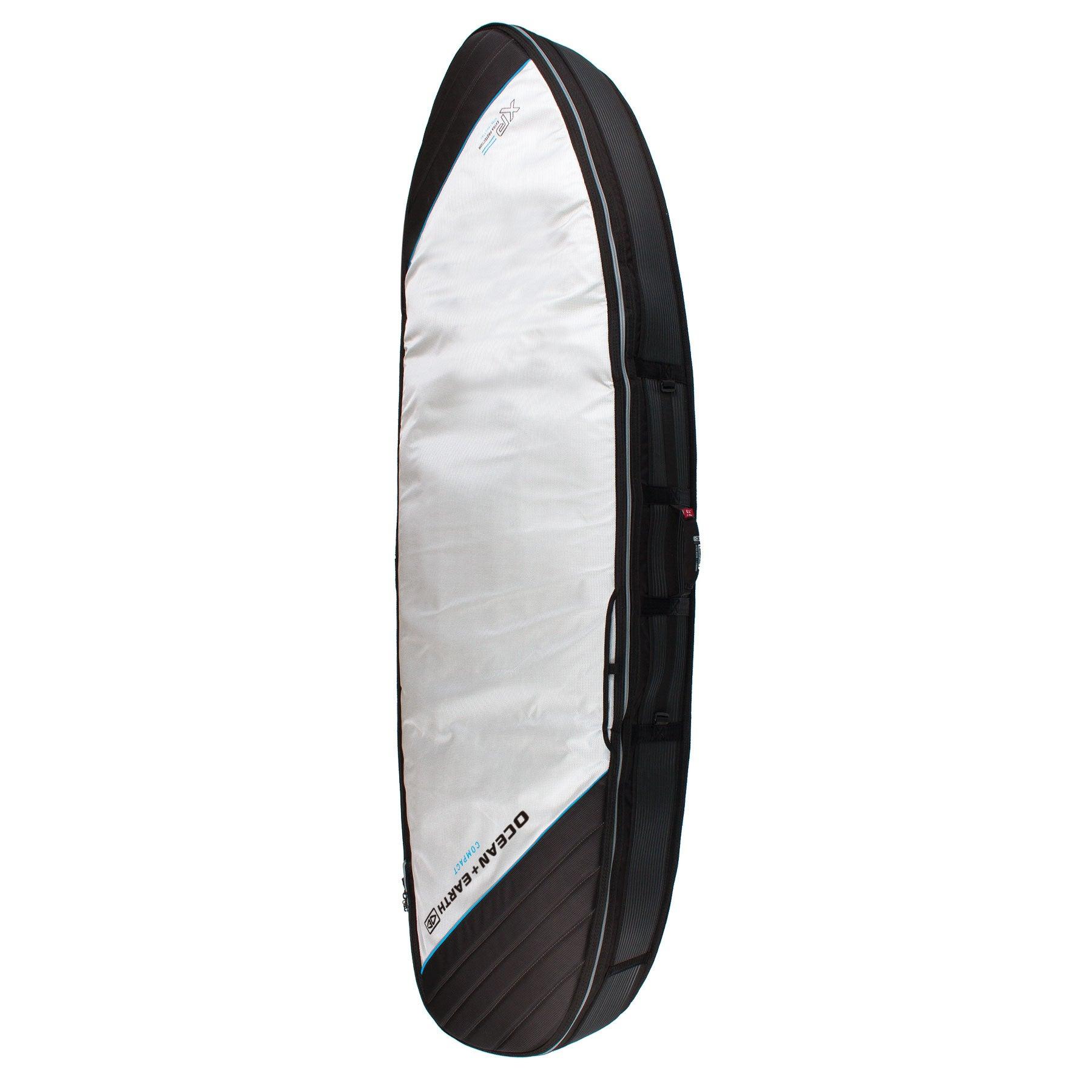 Triple Compact Fish Cover - Silver / 6'8" 3