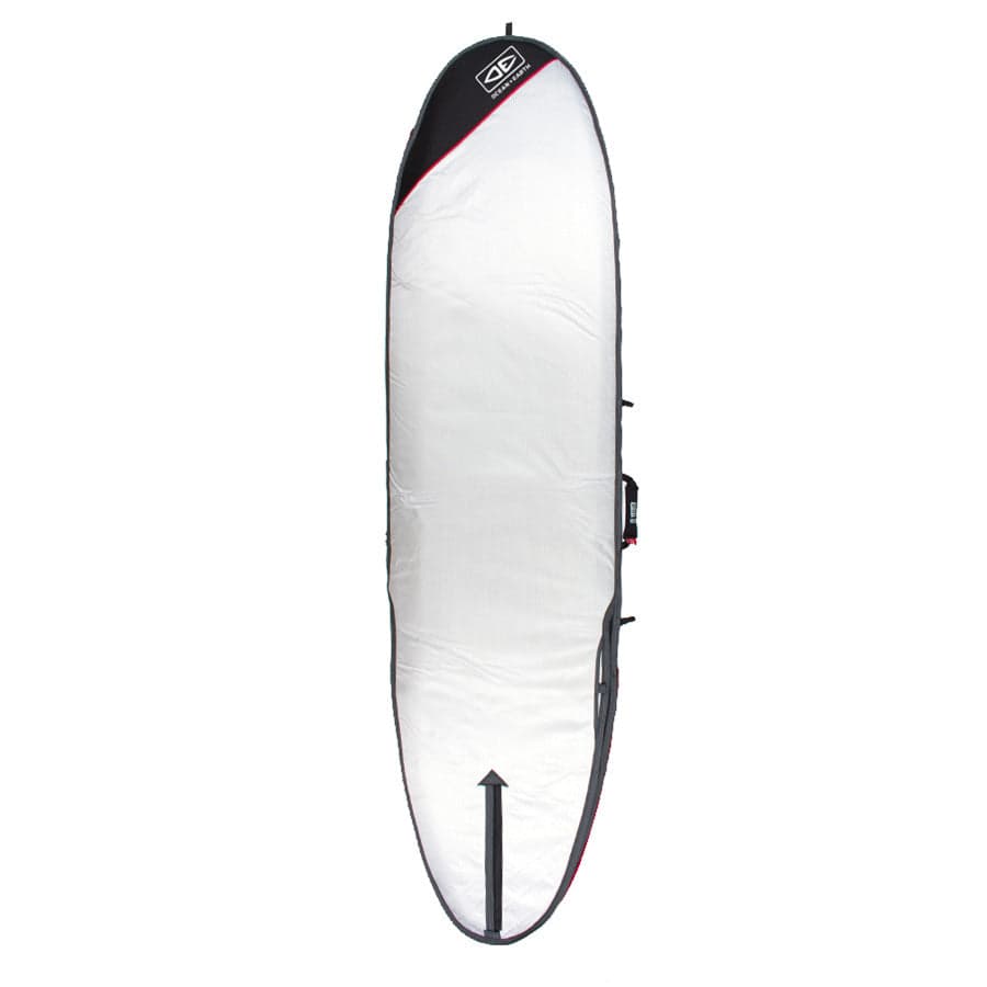 Aircon Longboard Cover - Black/Red / 8'6" 3