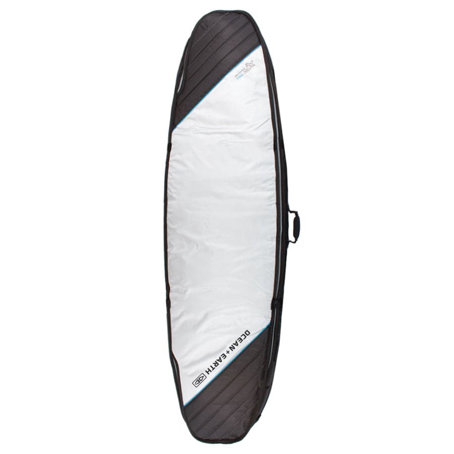 Triple Compact Shortboard Cover - Silver / 6'8" 1