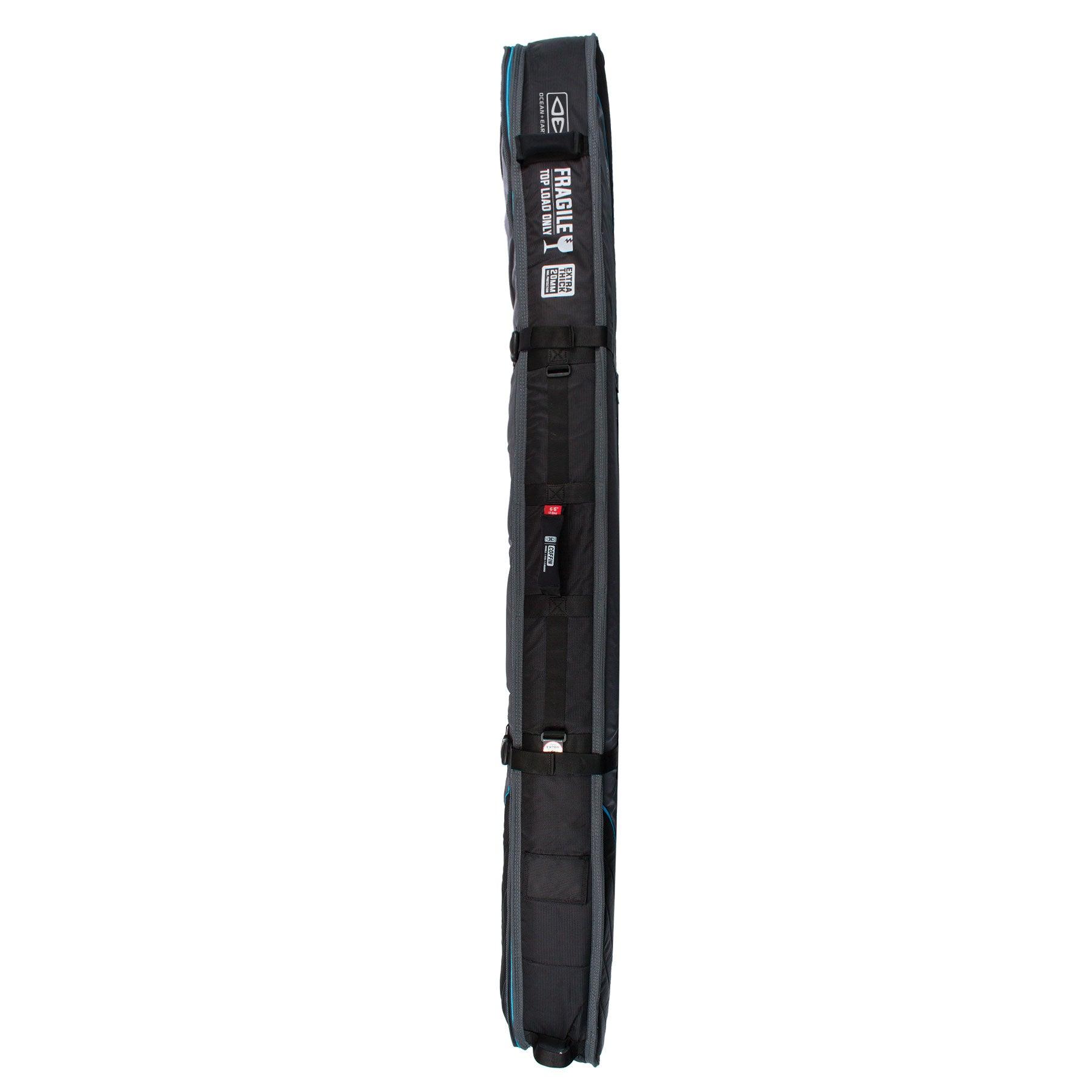 Double Coffin Shortboard Cover - Silver / 6'6" 5
