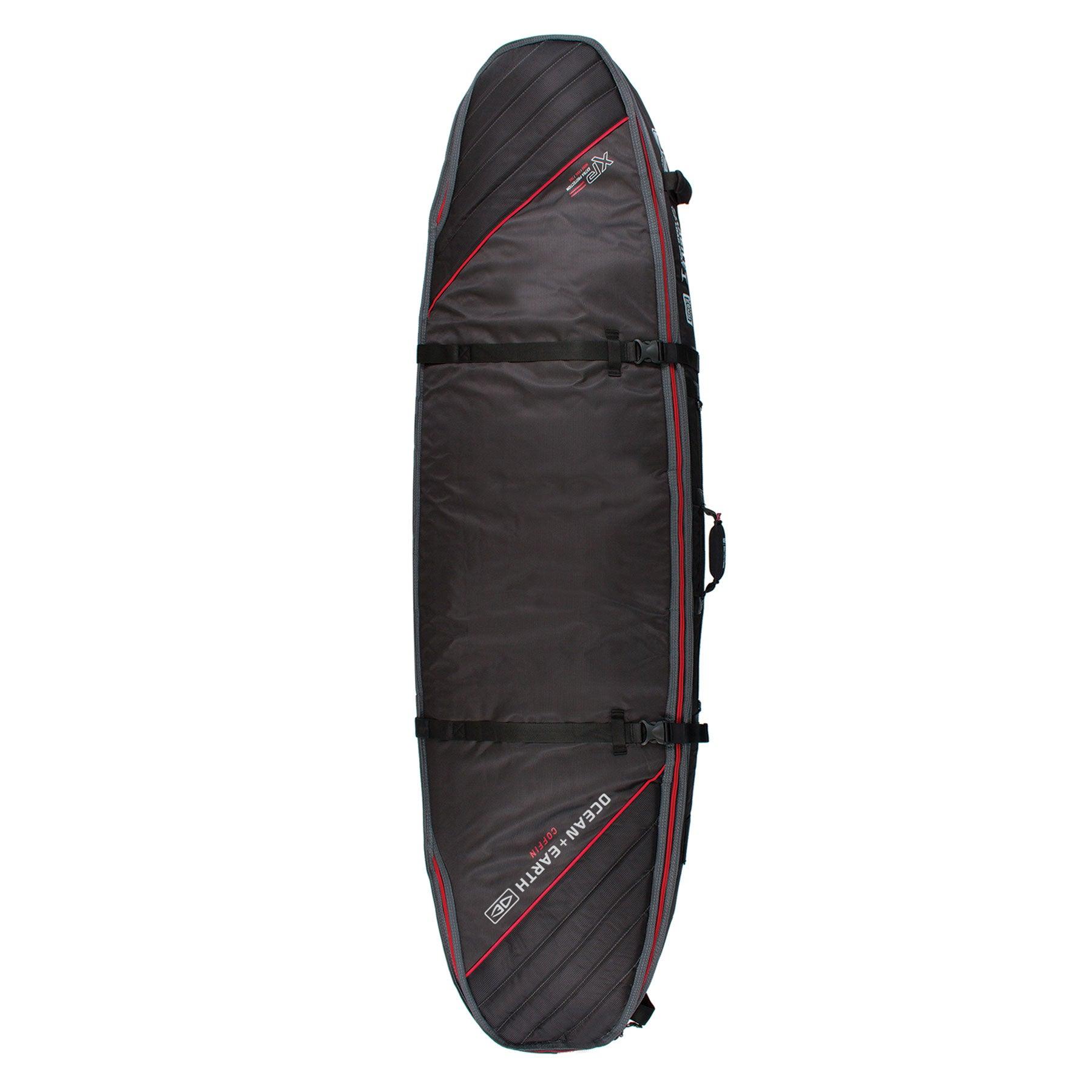 Triple Coffin Shortboard Cover - Black/Red / 6'6" 8