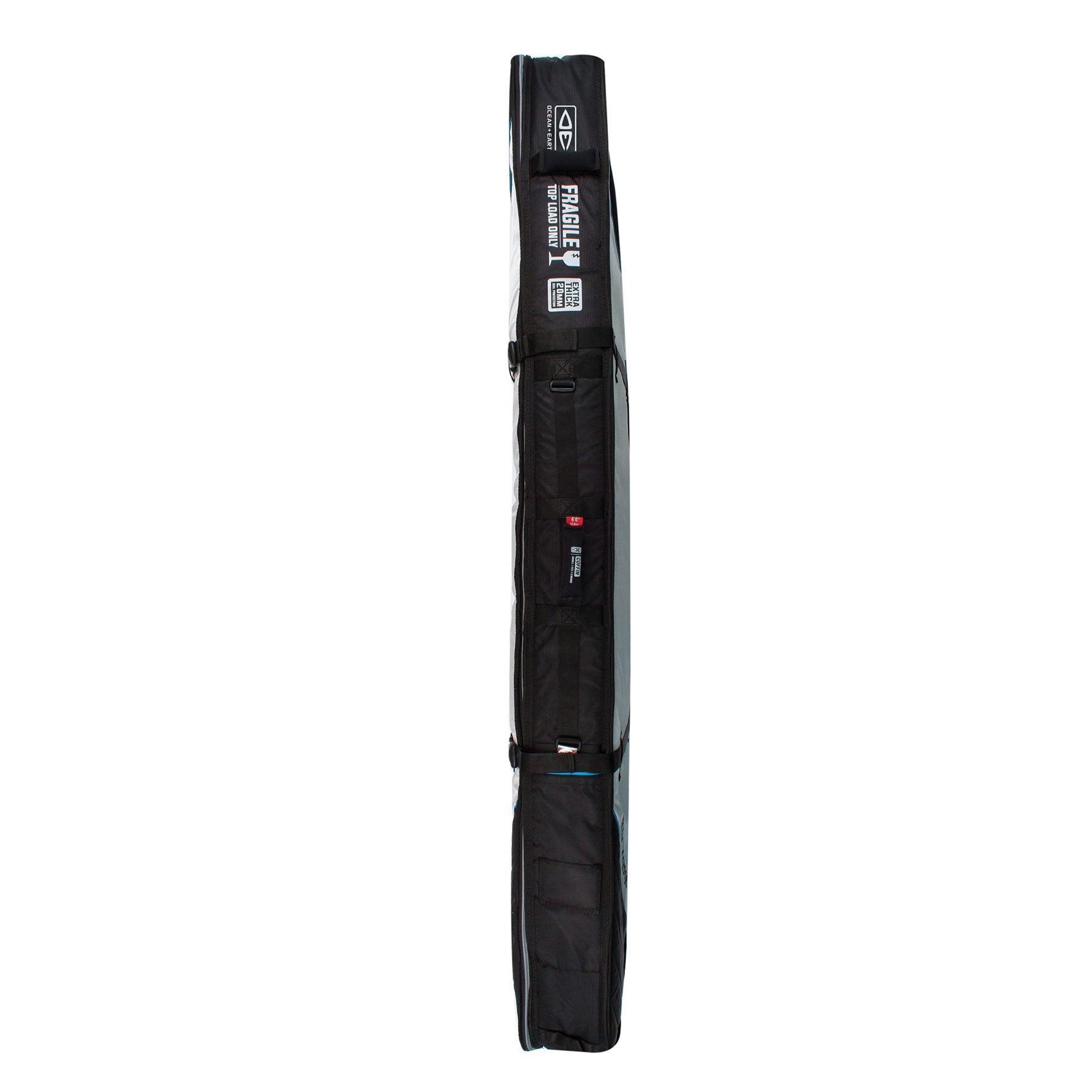 Triple Coffin Shortboard Cover - Black/Blue / 7'0" 3