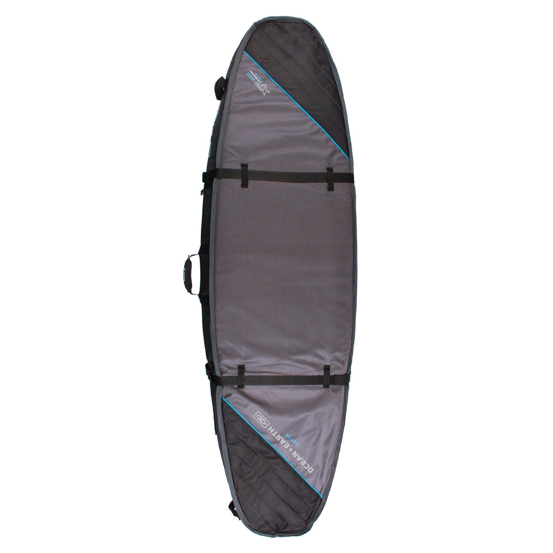 Triple Coffin Shortboard Cover - Black/Blue / 7'0"