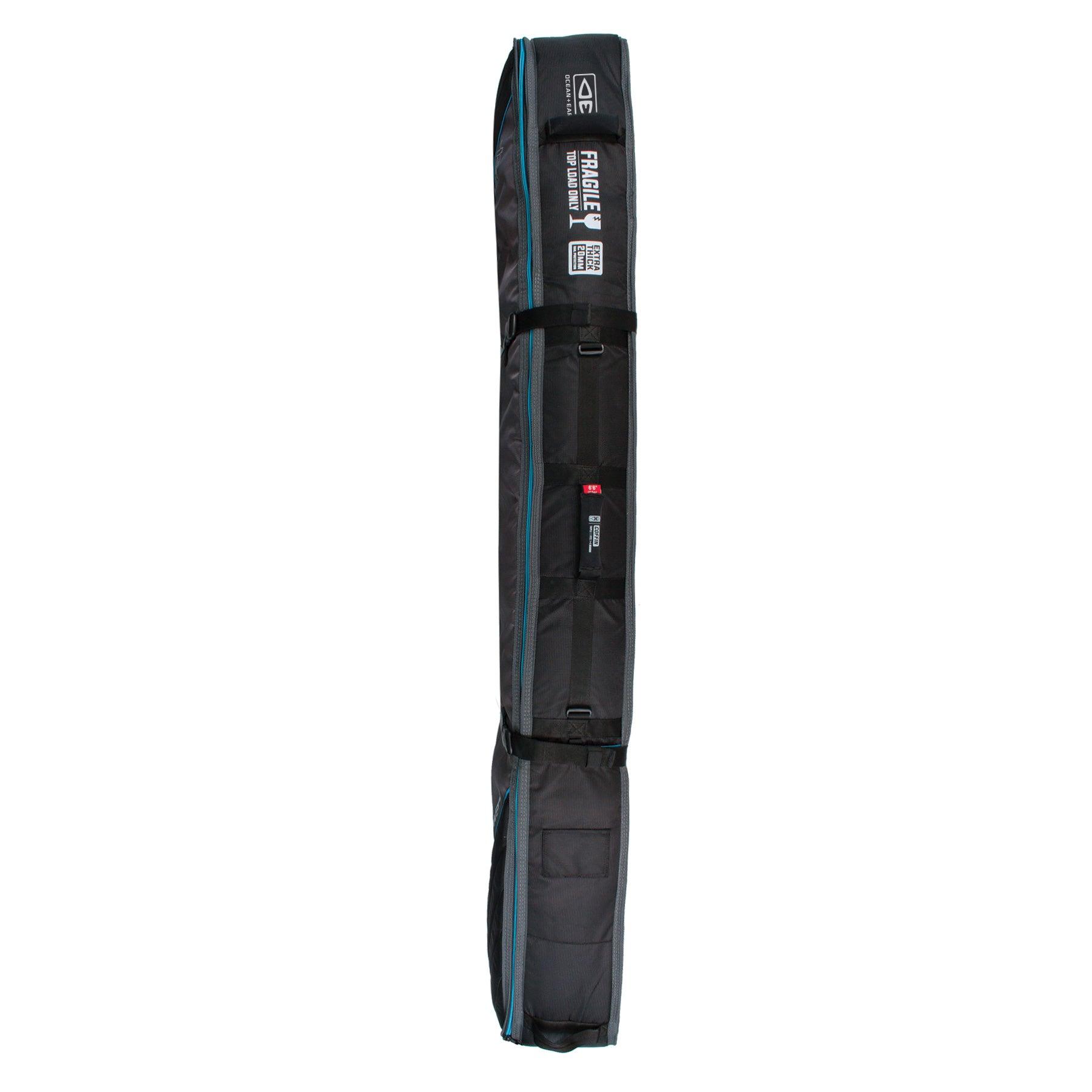 Triple Coffin Shortboard Cover - Black/Blue / 7'0" 8