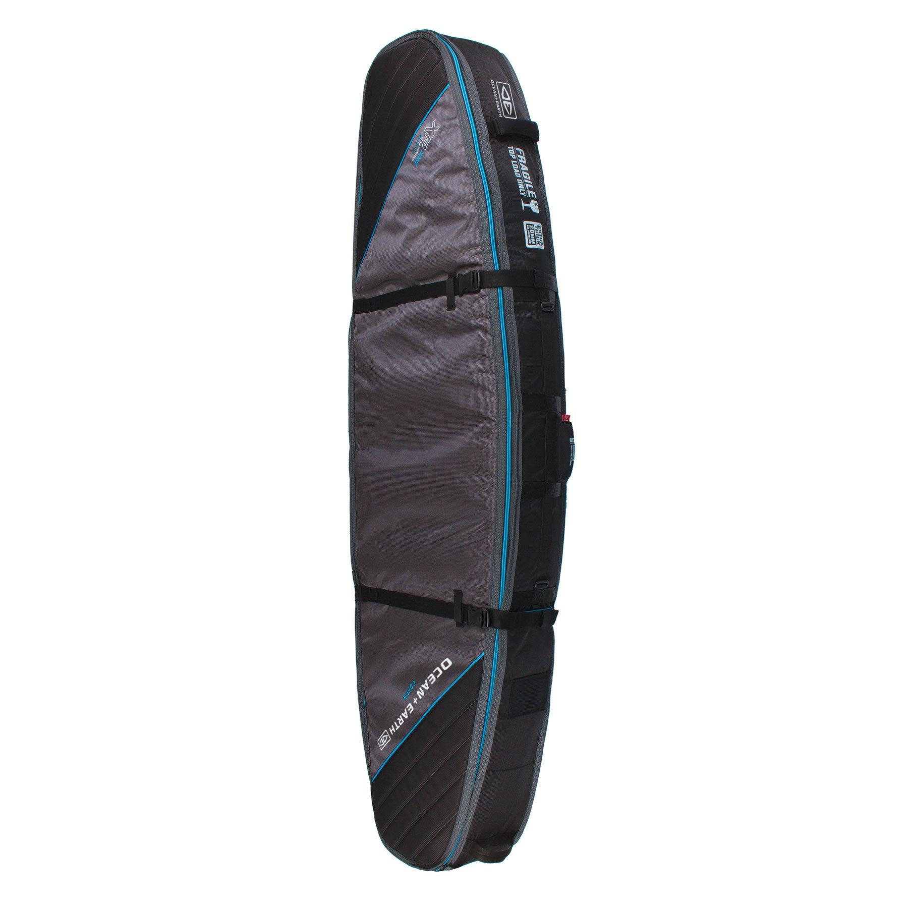 Triple Coffin Shortboard Cover - Black/Red / 7'0" 5