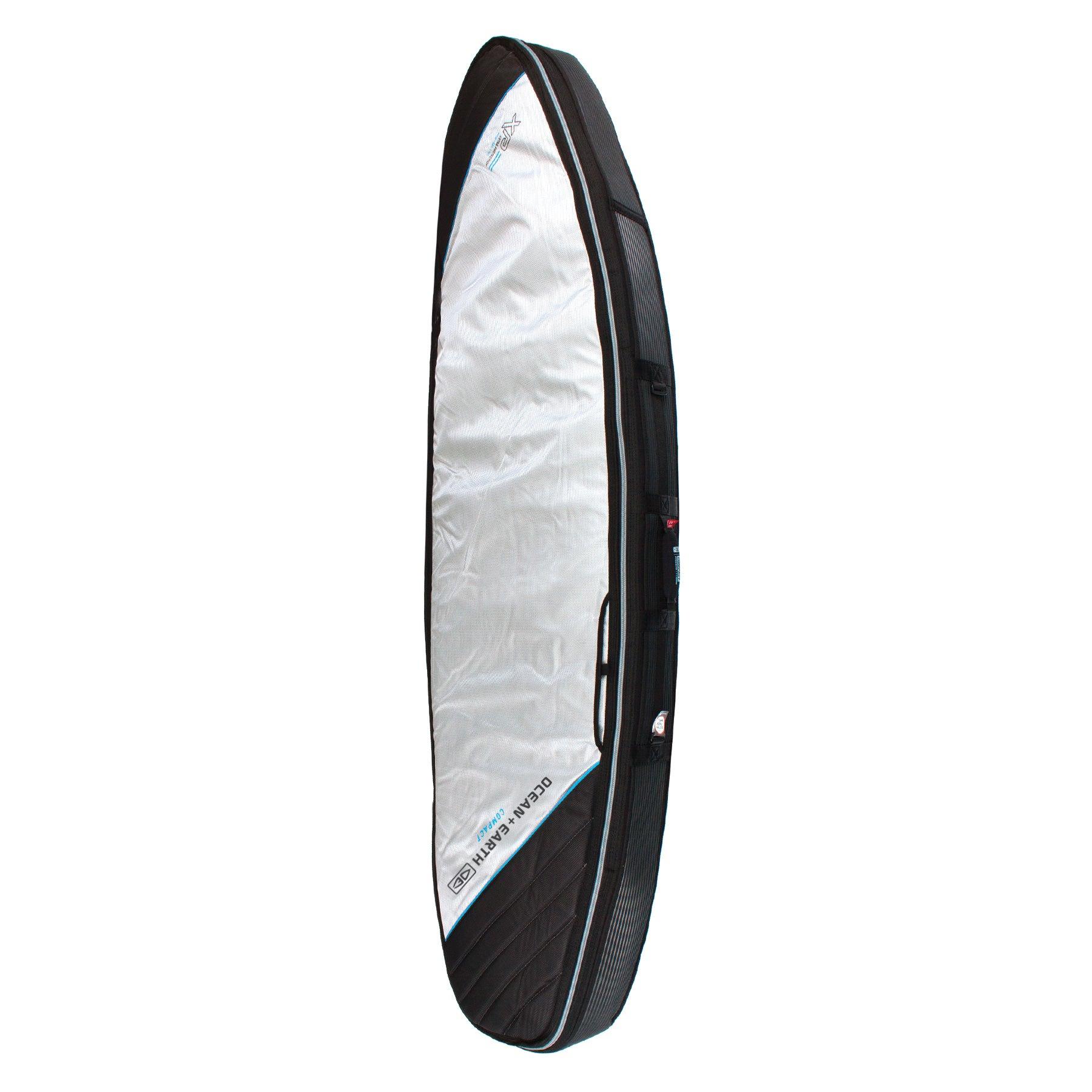 Triple Compact Shortboard Cover - Black/Red / 6'4" 1