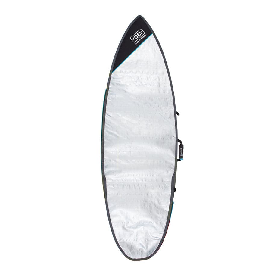 Compact Day Shortboard Cover - Silver / 7'0" 3
