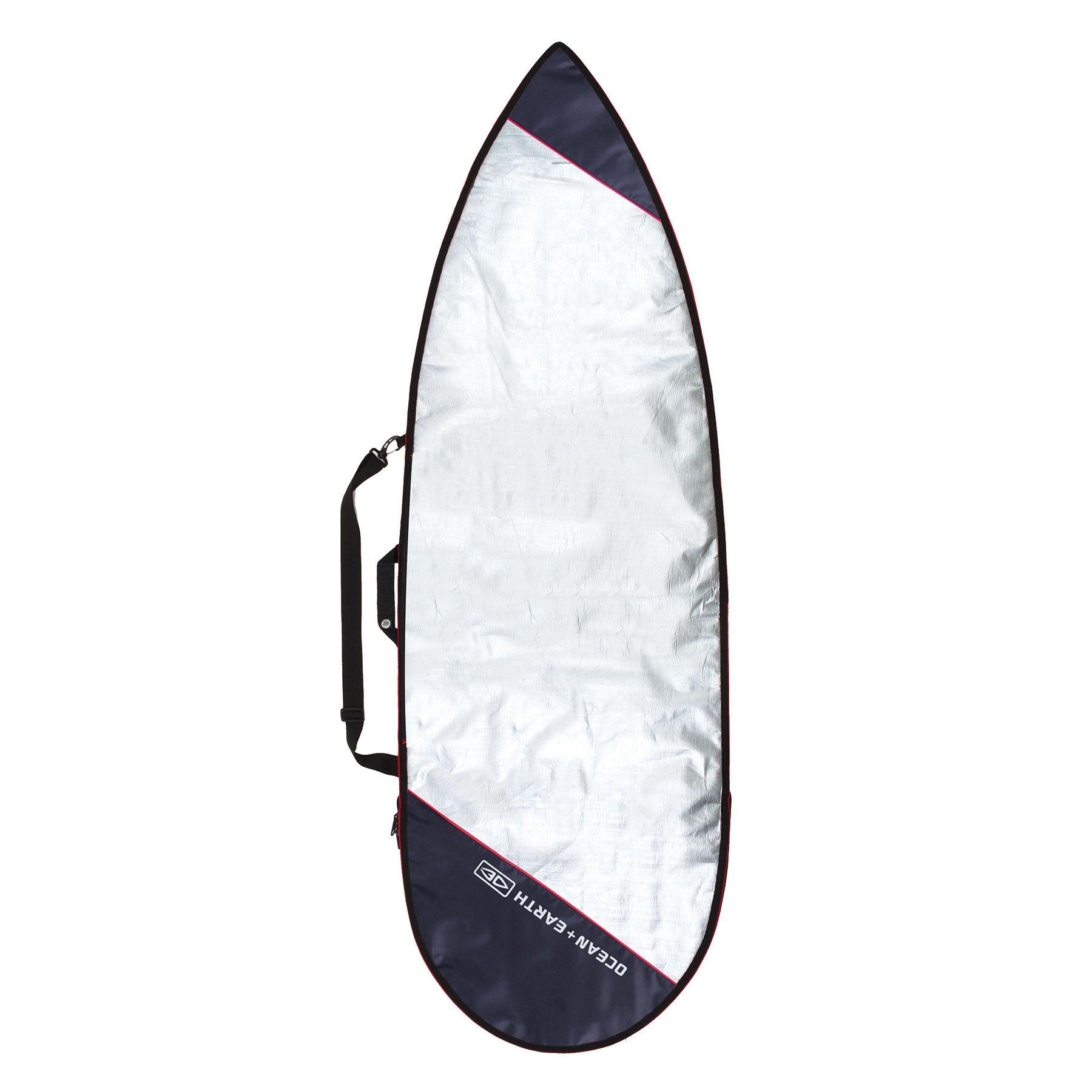 Barry Basic Shortboard Cover - Black/Red / 5'8" 1