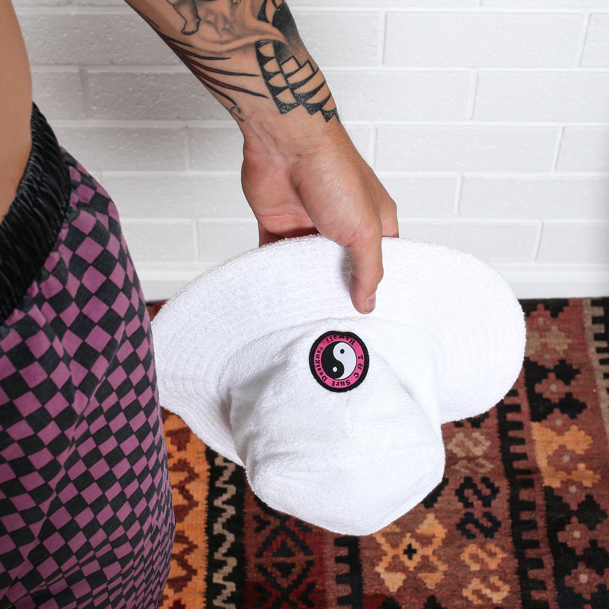 T&C Terry Beach Hat - White