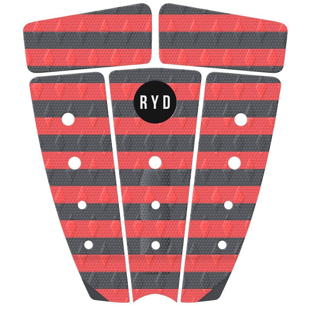 Roboto 5 Piece Traction Diamond Dot - Red Stripes
