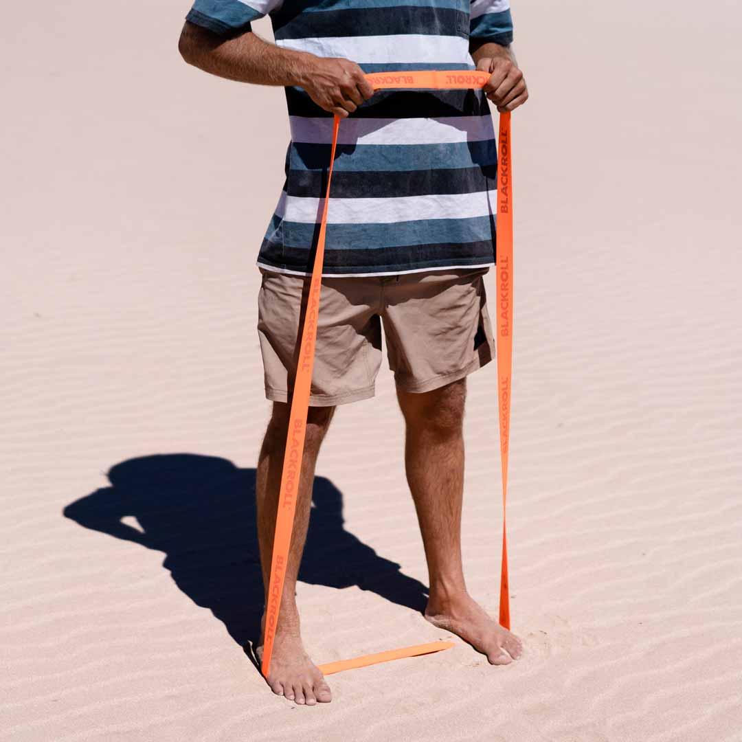 BLACKROLL® SUPER BAND Orange on model