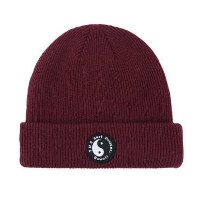T&C Surf OG Beanie - Burgundy