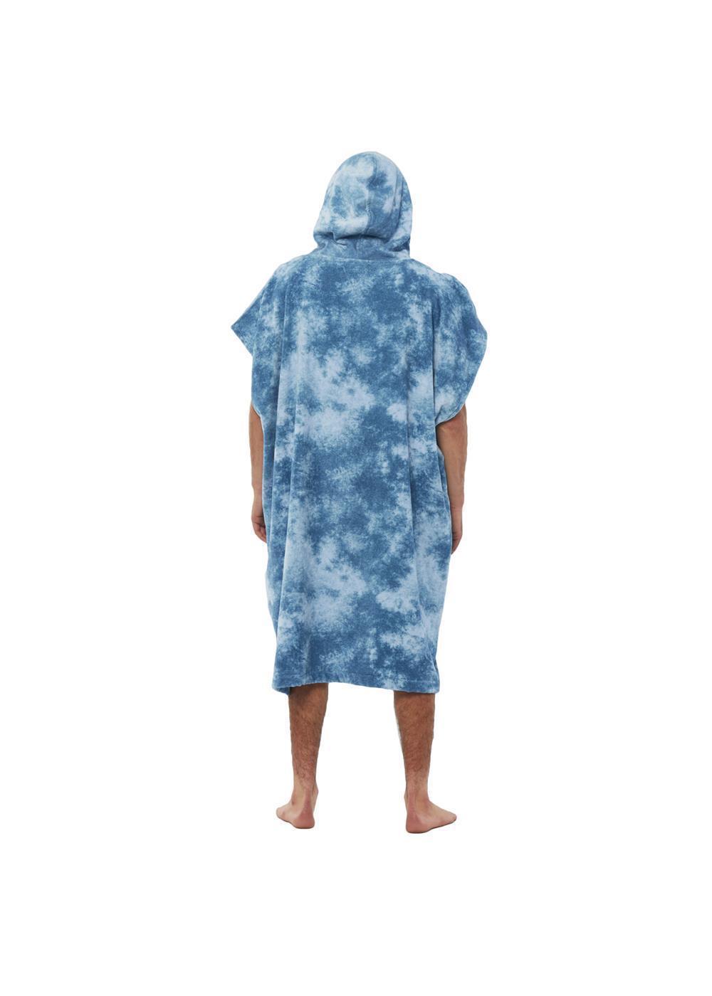 Vissla Changing Towel Poncho - Blue Tie Dye 3