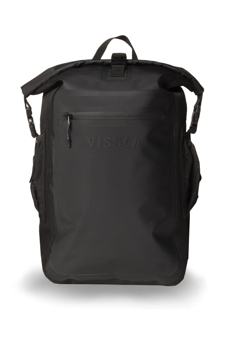 Vissla North Seas 18L Dry Backpack - Black front