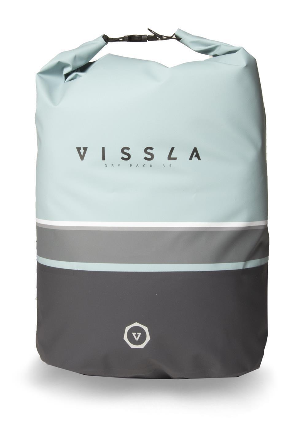 Vissla 7 Seas 35L Dry Backpack - Dusty Aqua front