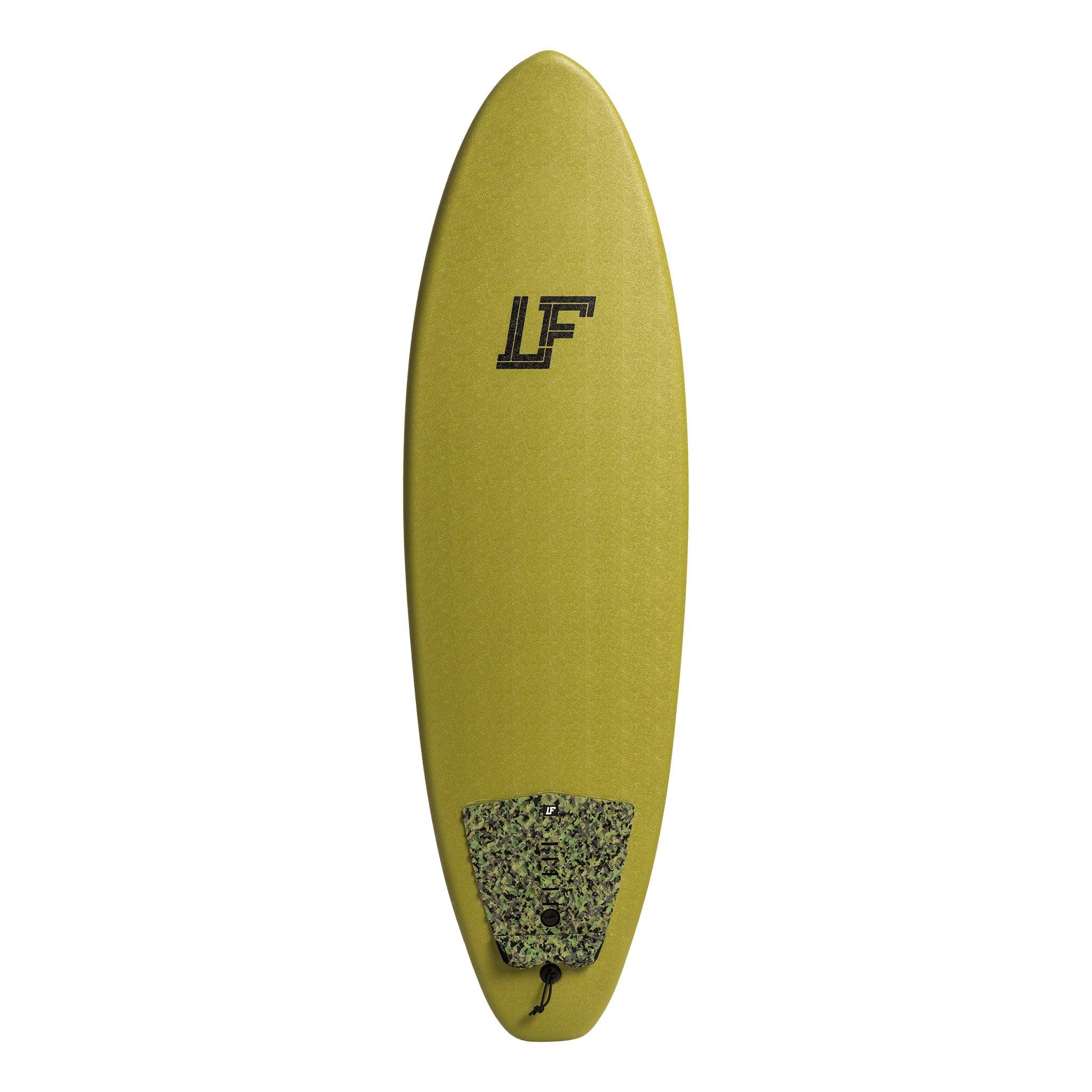 Quiksilver LF Leo Fioravanti Softboard 5'6 - Green top d eck