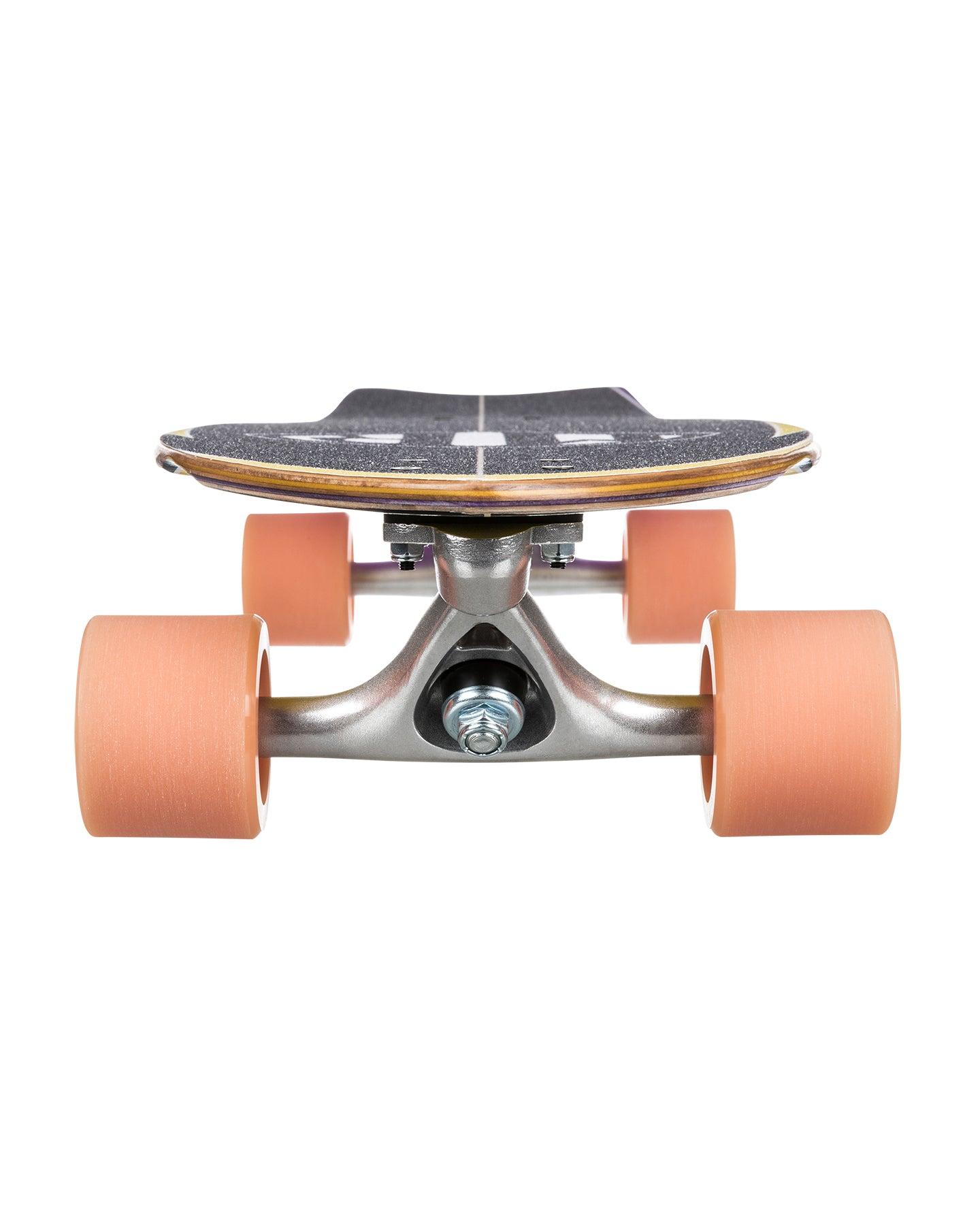 Quiksilver Mark Richards MR Edition Retro Cruiser Skateboard - Purple Yellow front