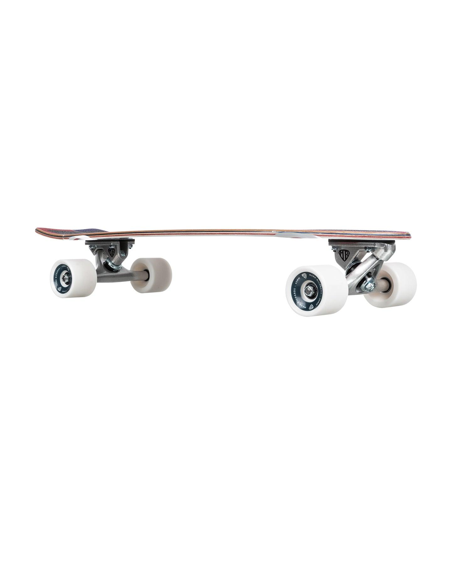 Quiksilver Mark Richards MR Edition Retro Cruiser Skateboard - White side angle