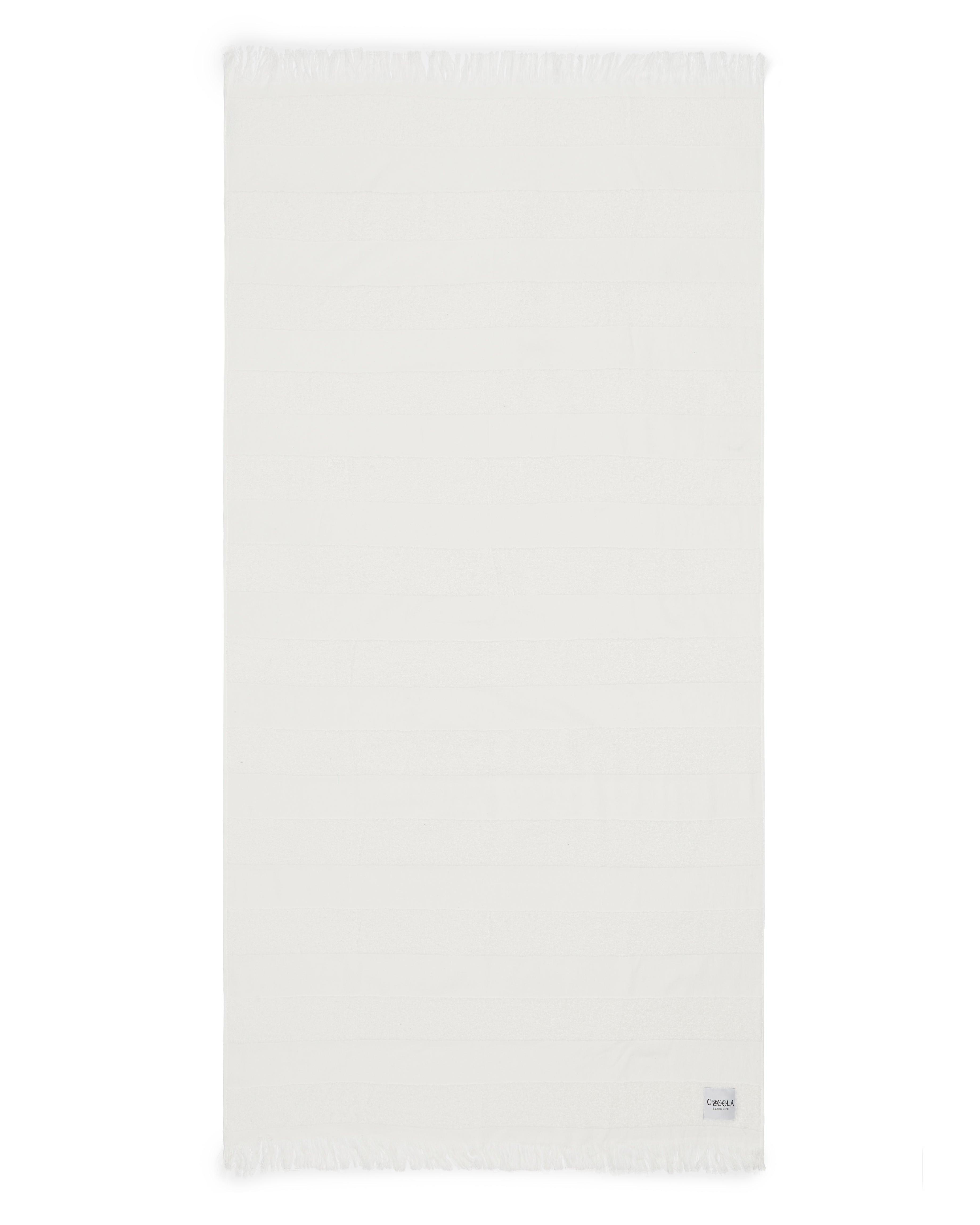 OZoola Pool To Beach Towel - White Wash