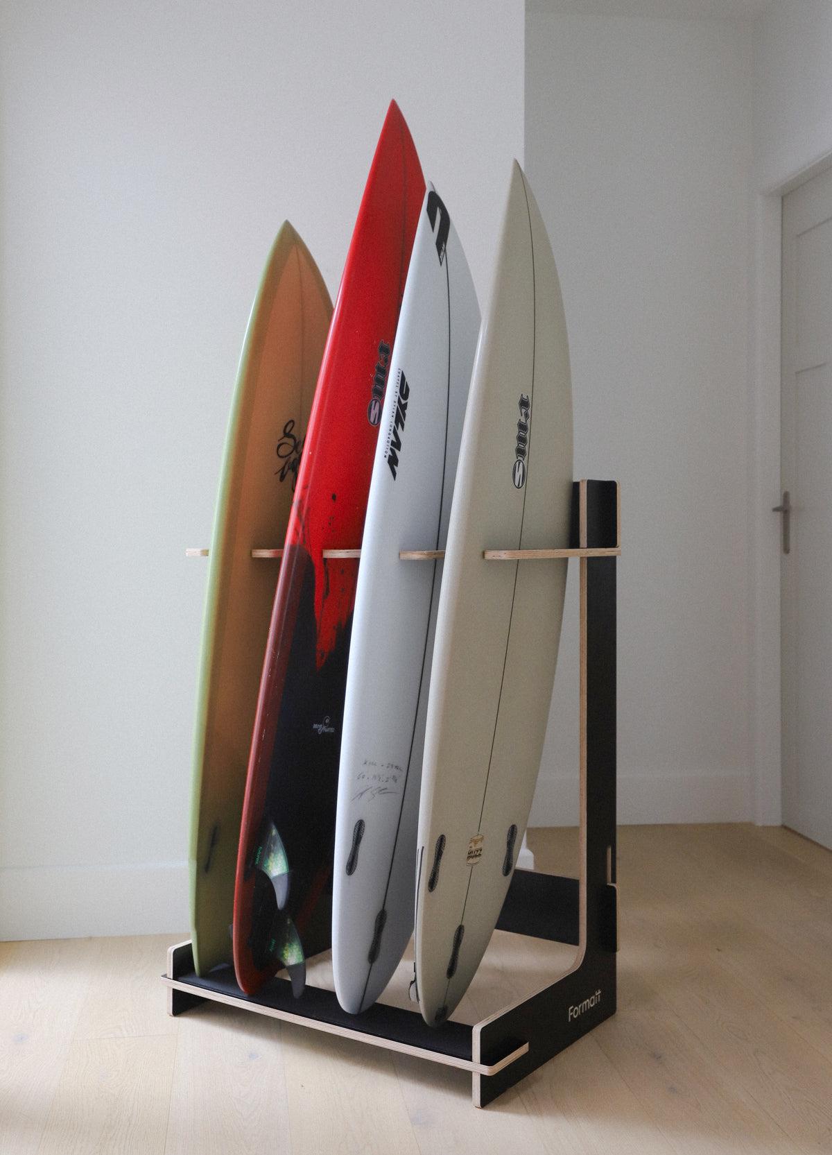 Formatt Q8 Freestanding Surfboard Rack - Black indoor