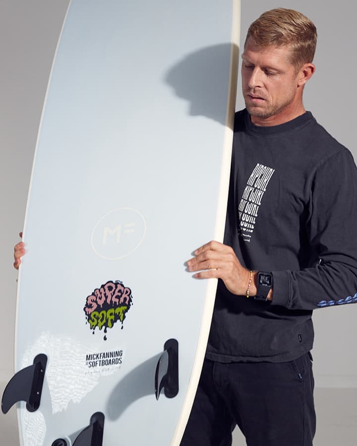 SUPERSOFT TRI 6'0 - WHITE/SKY mf
